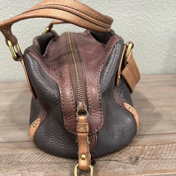 Vintage Authentic Cole Hann Leather Satchel Handbag - Picture 4 of 10